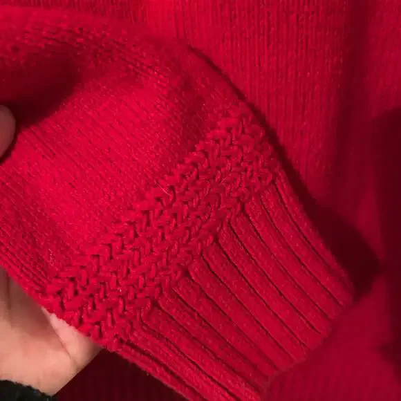 Lauren Ralph Lauren Jeans Co Hooded Sweater Size Large Preppy - Picture 6 of 10